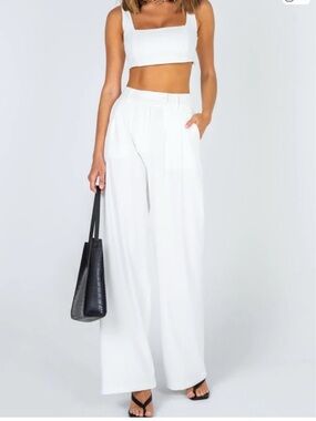 Princess Polly Huxley Set White Sz 6